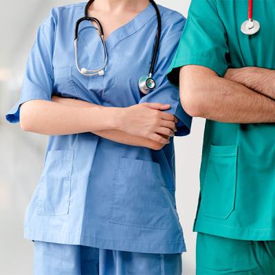 TAILOR'S Donna Divisa Ospedaliera Uniforme Sanitaria Set con Casacca e Pantalone Divise Uniformi Medica Set con Maglia e Pantaloni Uniformi Mediche 