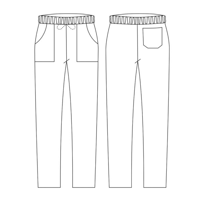 Pantalone Saylor 100%  in Microfibra con Coulisse ed Elastico in Vita