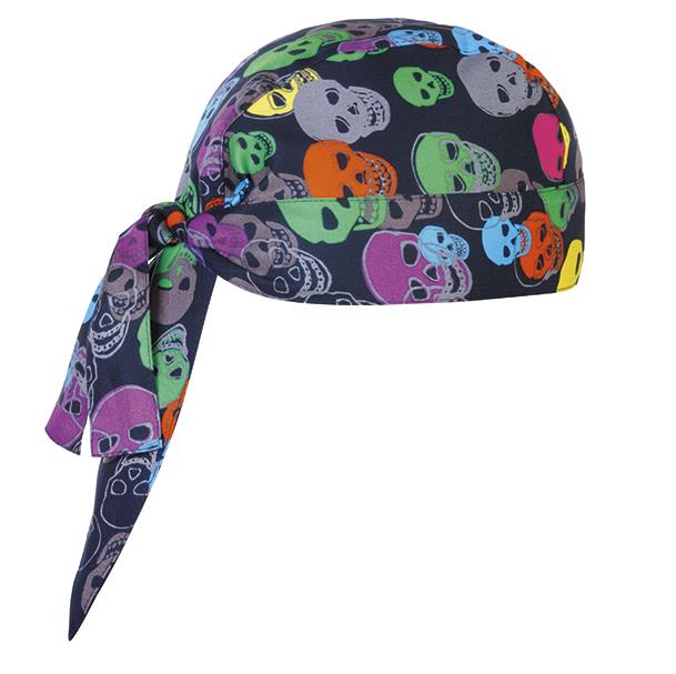 Bandana Unisex Fantasia Color Skulls