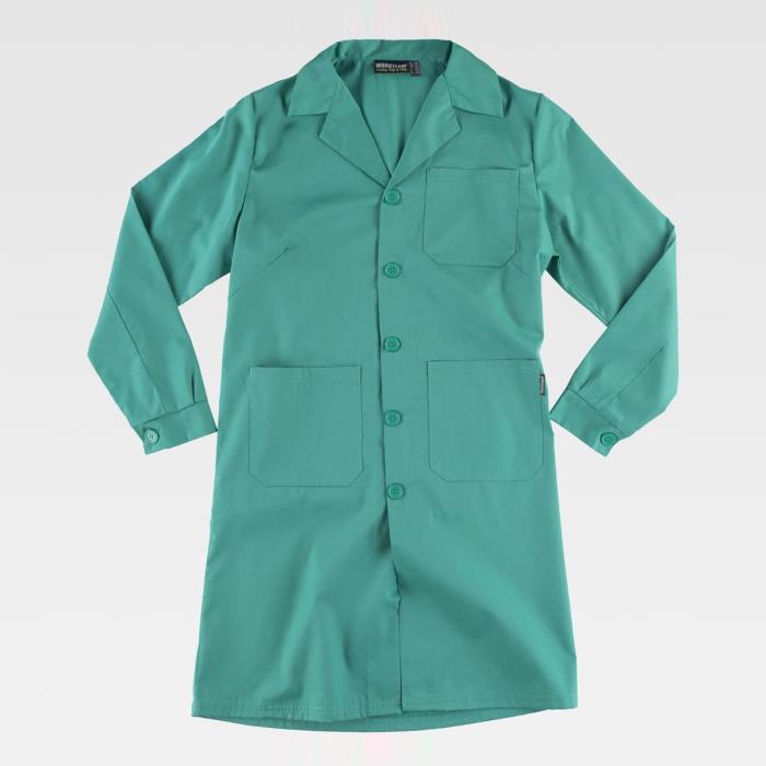 Camice medico lungo da donna B6100 Verde