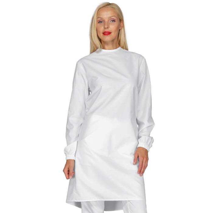 Camice Monouso in tessuto lavabile Unisex Bianco | Manica Lunga