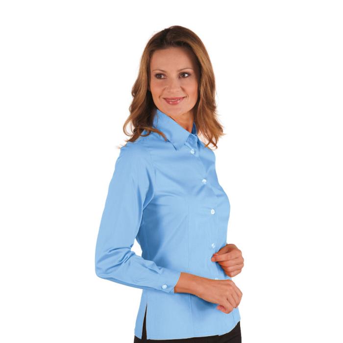 Camicetta donna Kyoto Azzurro | Manica Lunga