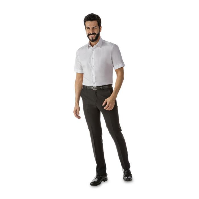 Camicia da Uomo Bianco manica corta Elastic Edward MM