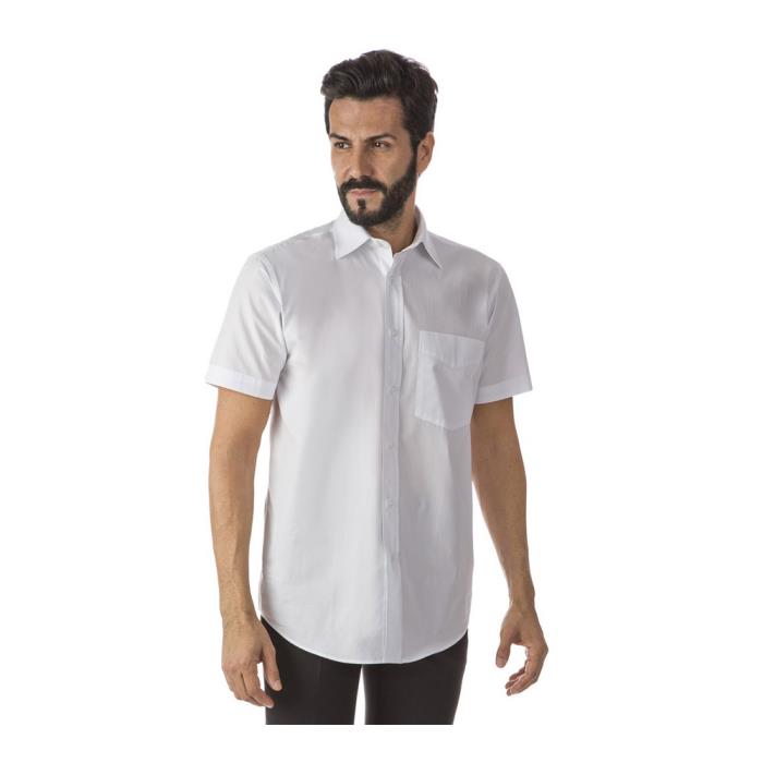 Camicia da Uomo Bianco manica corta Europa Boggie CN MM