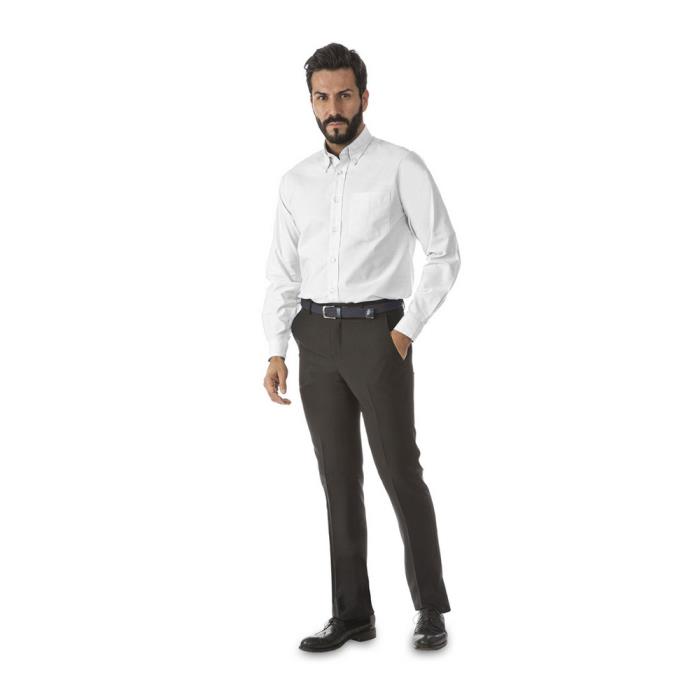 Camicia da Uomo Bianco manica lunga Oxford Boggie RG ML