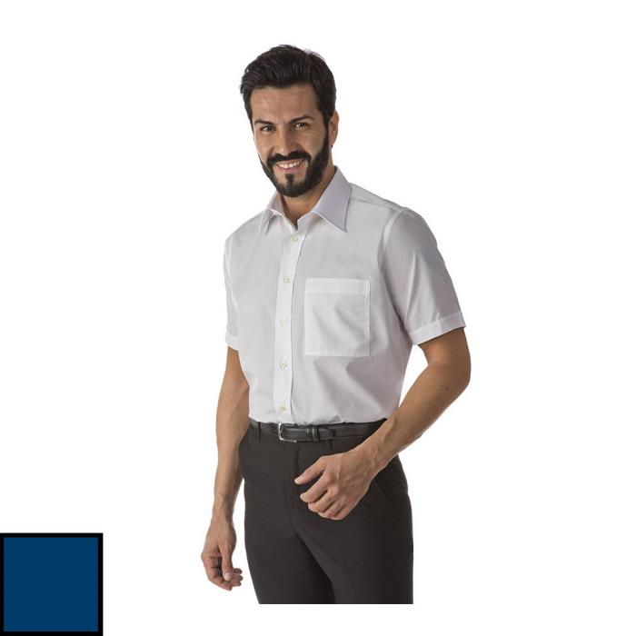 Camicia da Uomo Navy manica corta modello Manila Tan MM