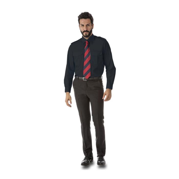 Camicia da Uomo Nero manica lunga modello Manila Pilota ML