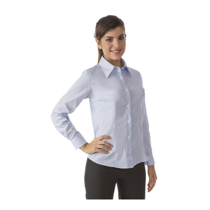 Camicia da Donna Celeste manica lunga modello Fil a Fil Claudia ML