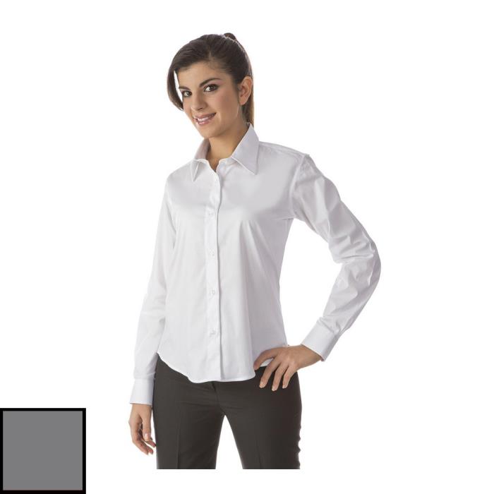 Camicia da Donna Grigio scuro manica lunga modello Pepper ML