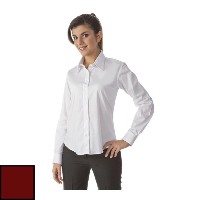 Camicia da Donna Marrone manica lunga modello Elastic Pepper ML