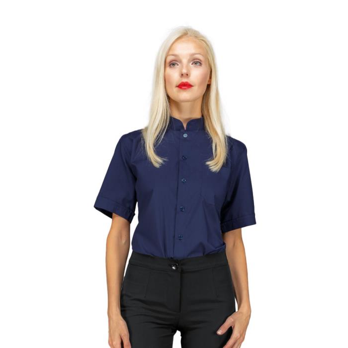 Camicia unisex Dublino Blu | Manica Corta