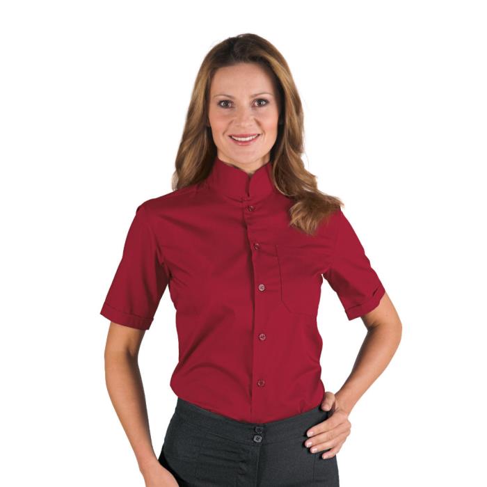 Camicia unisex Dublino Vermiglio | Manica Corta