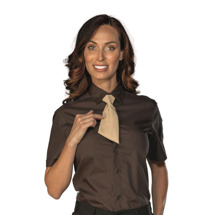 Camicia unisex Nevada Cacao | Manica Corta