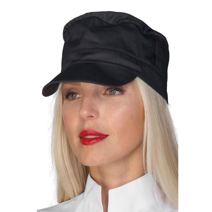 Cappello Charly con rete Unisex Nero | Taglia Unica 