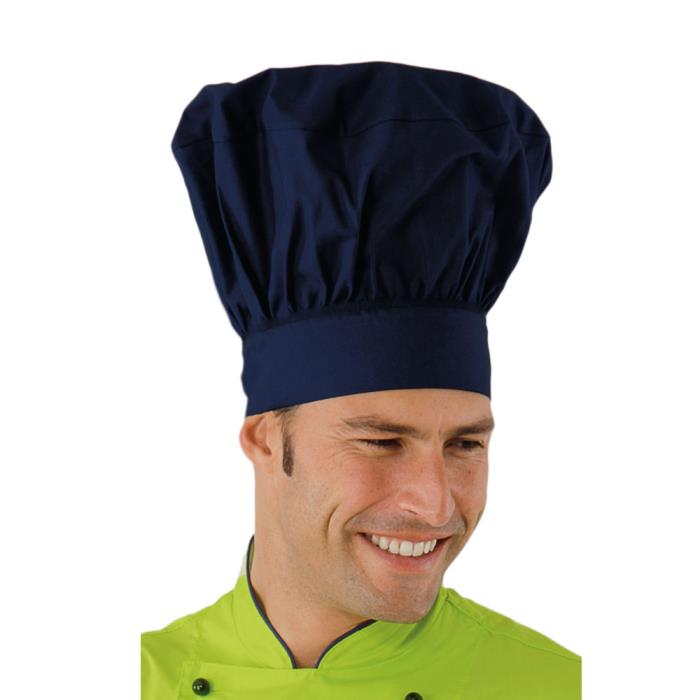Cappello Cuoco Blu | 65% Poliestere 35% Cotone
