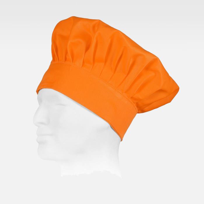 Cappello da cuoco con chiusura regolabile Arancione