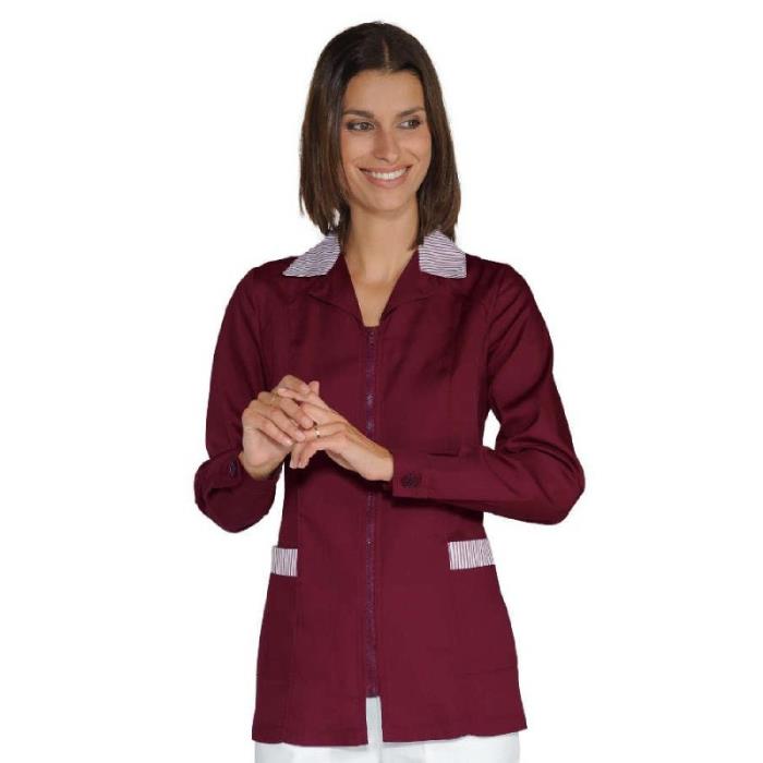 Casacca scolastica Barcellona Bordeaux/Riga Bordeaux | Manica lunga