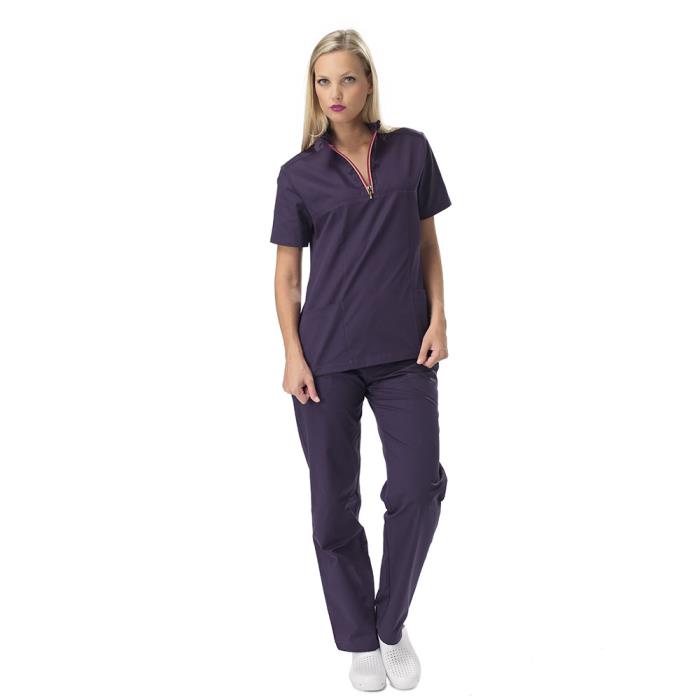 Casacca Sanitaria Donna modello Iris Viola