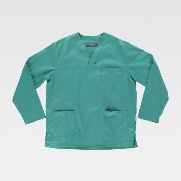 Casacca medica unisex B9210 verde