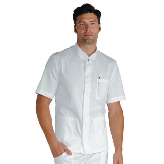 Casacca medica uomo Corfù Bianco - 100% cotone