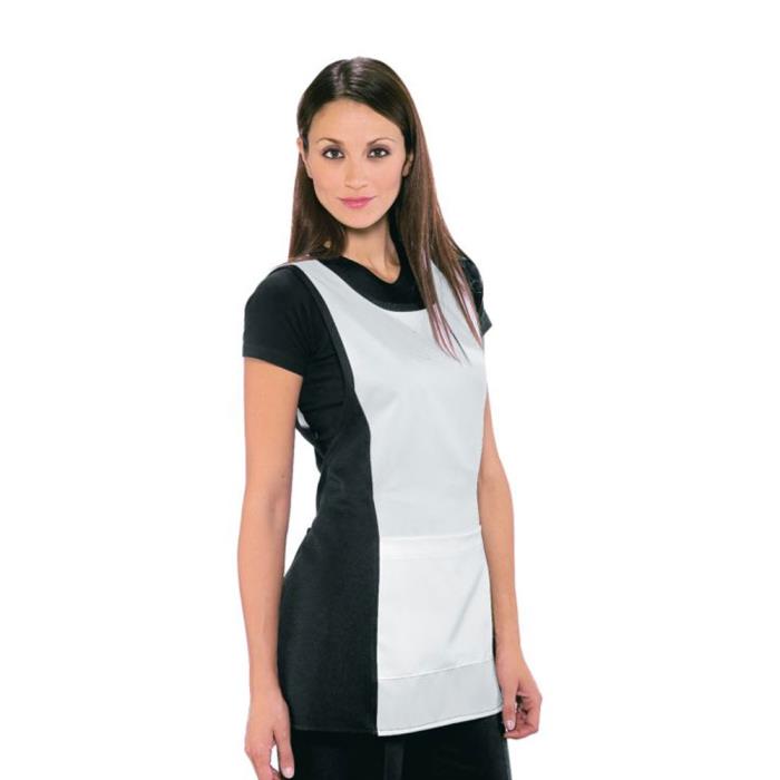 Grembiule Donna Papeete Nero/Bianco | Taglia Unica