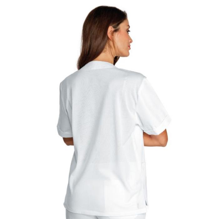 Casacca sanitaria donna Kobe con rete Bianco