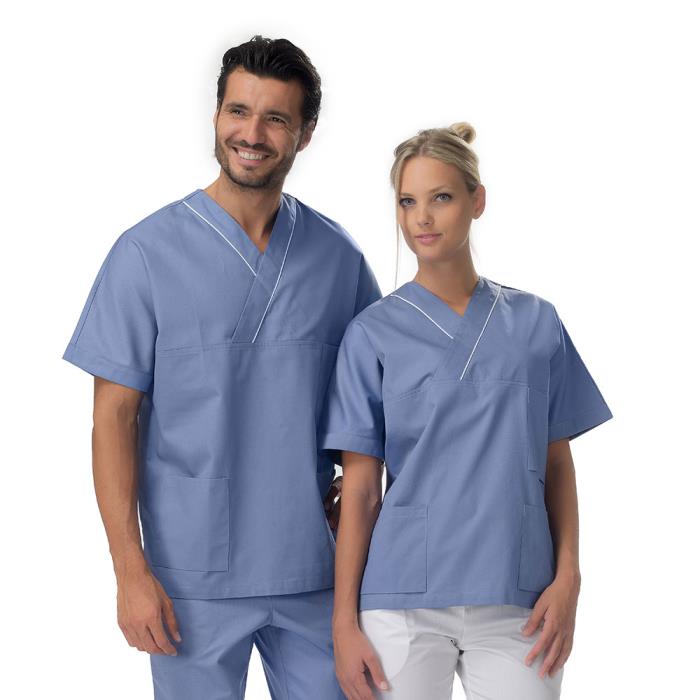 Casacca Sanitaria Unisex Linceo Azzurro