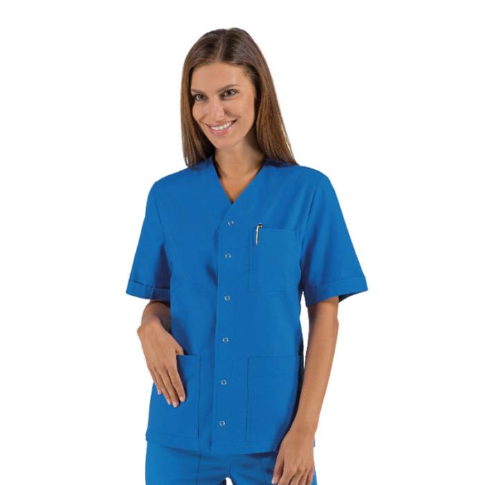 Casacca sanitaria unisex Zuoz Azzurro