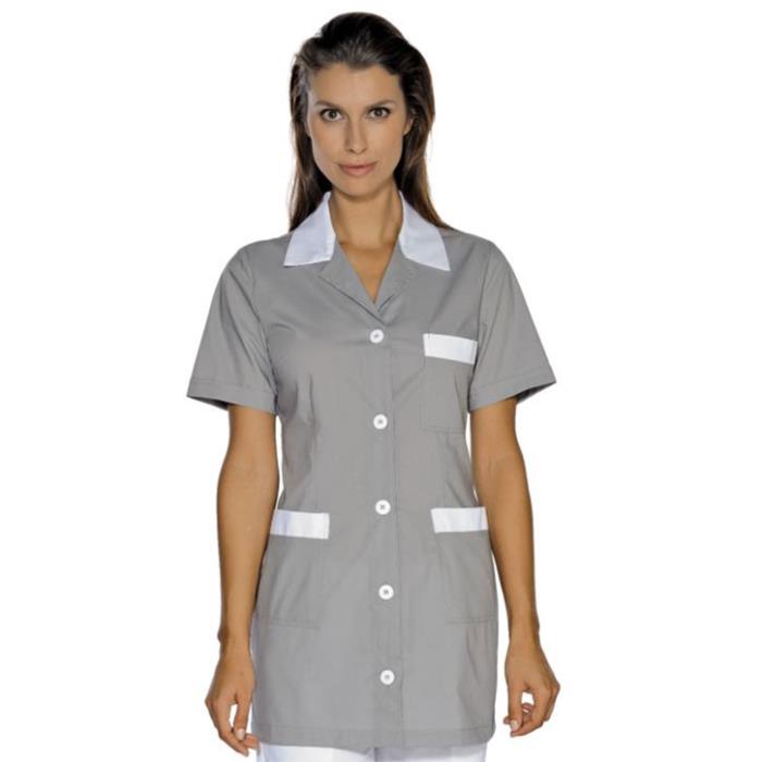 Casacca scolastica donna Marbella Grigio/Bianco