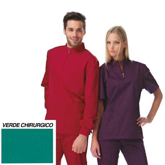 Casacca Medico Unisex modello Eracle Verde Chirurgico