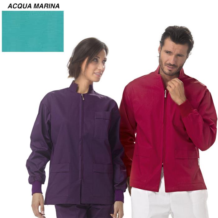 Casacca medicale unisex Nettuno colore Acqua Marina