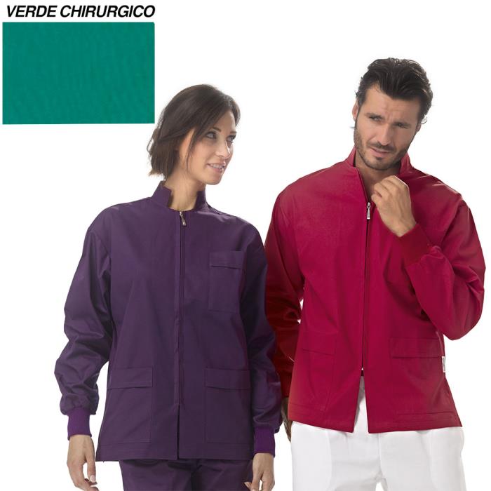 Casacca medicale unisex Nettuno Verde Chirurgico