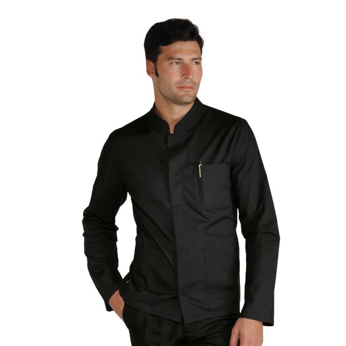 Coreana uomo extralight manica lunga nero