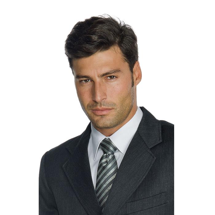 Cravatta Classica Regimental Grigio