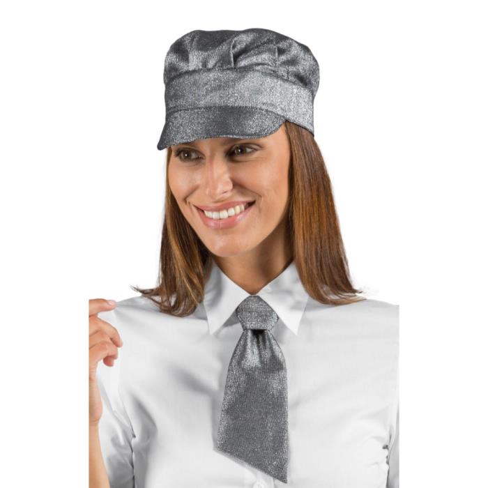 Cravattino donna Floppy Lurex Silver