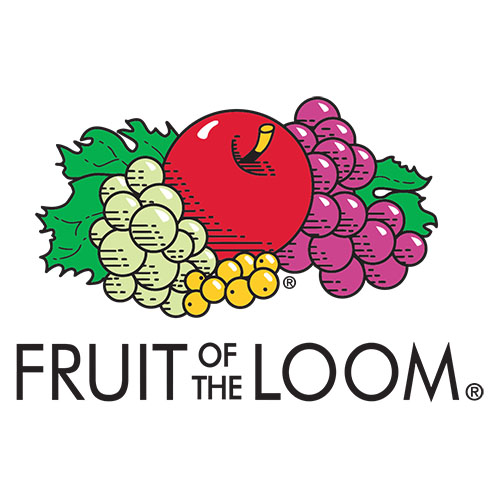 T-shirt Fruit of the Loom Bianca Scollo a V