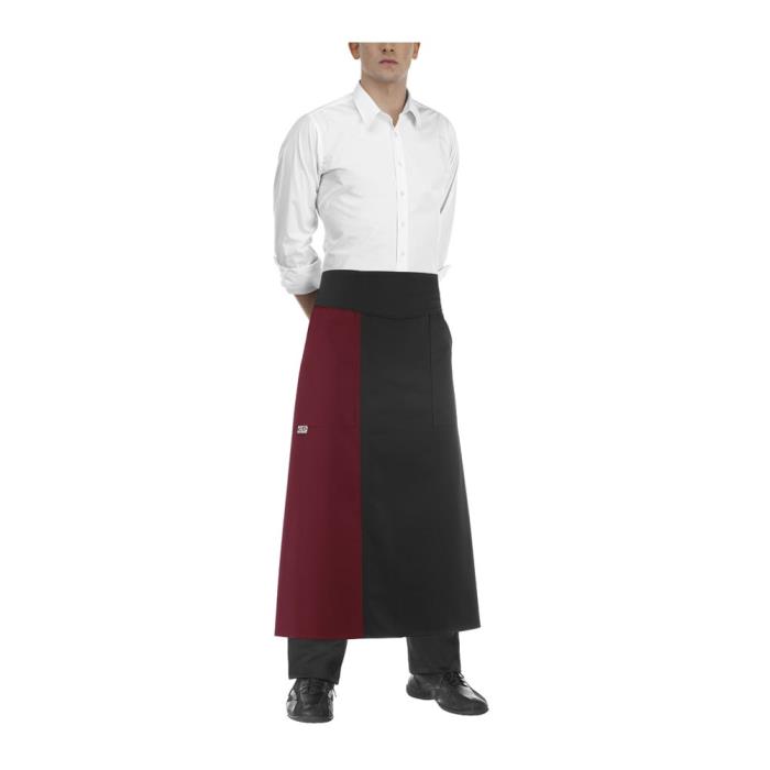 Falda Lunga Double Colore Bordeaux cm. 90x100