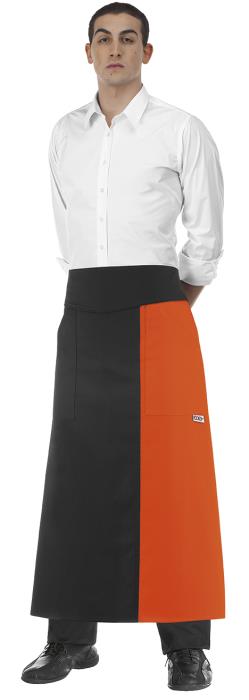 Falda Lunga Double Colore Orange cm. 90x100