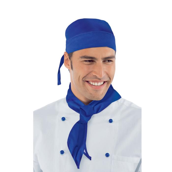 Foulard Cuoco Blu Cina | 65% Poliestere 35% Cotone