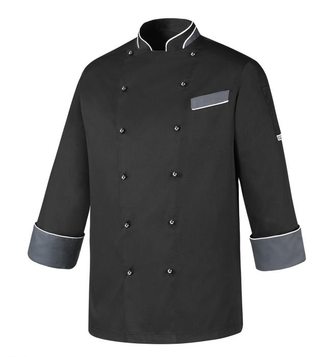 Giacca Cuoco Doppio Petto Ego Chef Modello Black Heat 