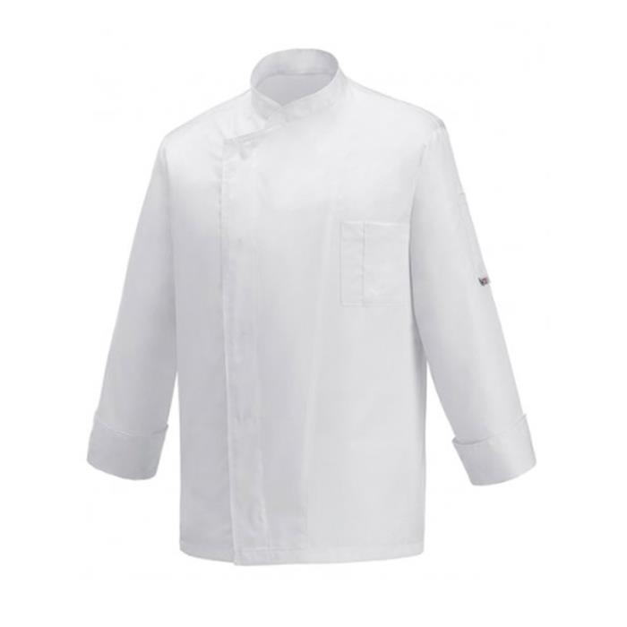 Giacca Cuoco Ottavio Tencel Tessuto Botanico White