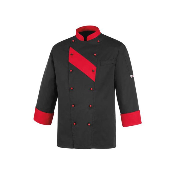 Giacca Cuoco Patch Red Doppio Petto Ego Chef