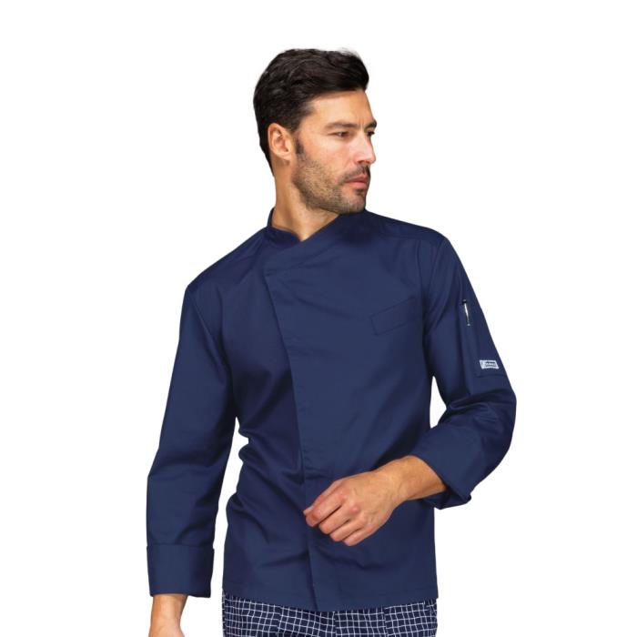 Giacca Cuoco unisex Bilbao Blu | Manica Lunga