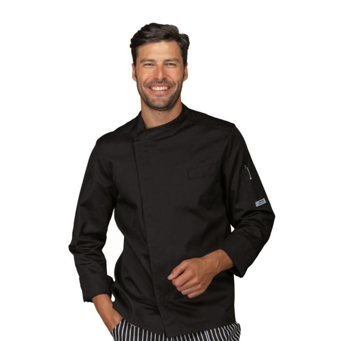 Giacca Cuoco unisex Bilbao Nero | Manica Lunga