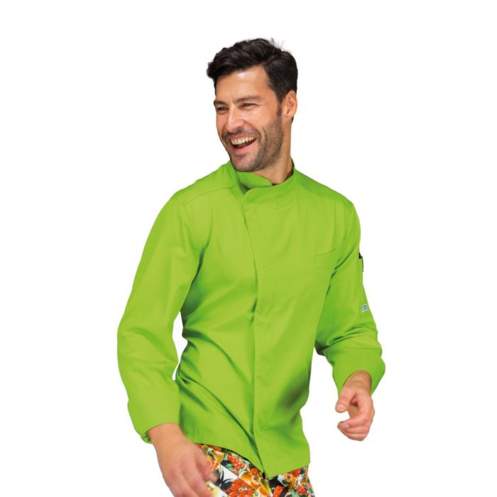Giacca Cuoco unisex Bilbao Verde Mela | Manica Lunga
