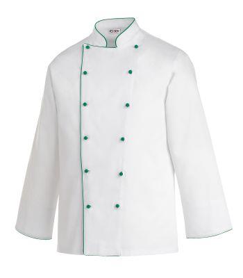 Giacca Cuoco Unisex Green Piping