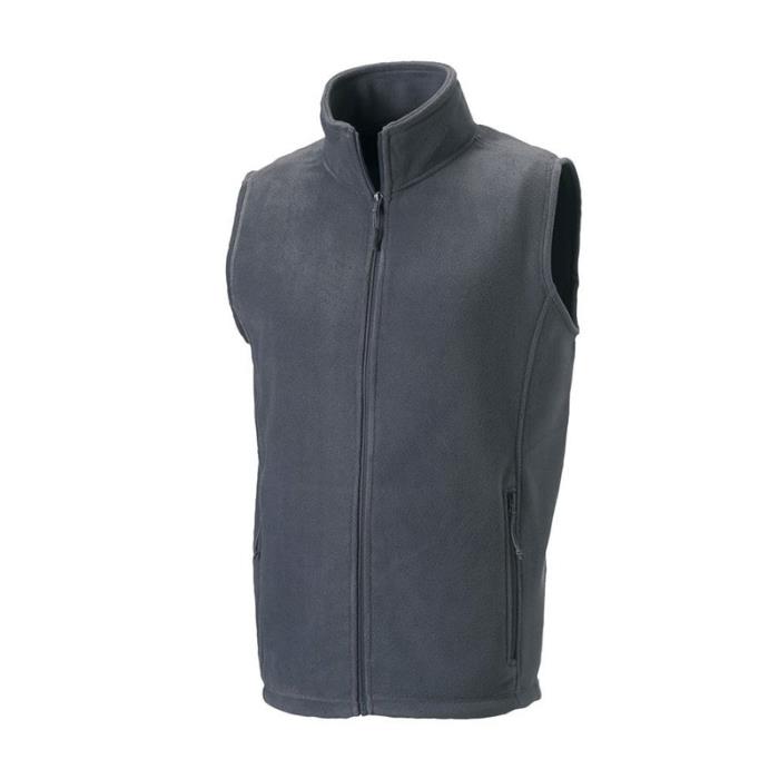 Gilet uomo in pile con cerniera Convoy grey