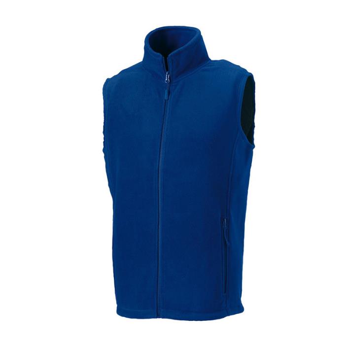 Gilet uomo in pile con cerniera Royal