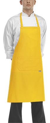 Grembiule con Pettorina e Tascone Colore Yellow 