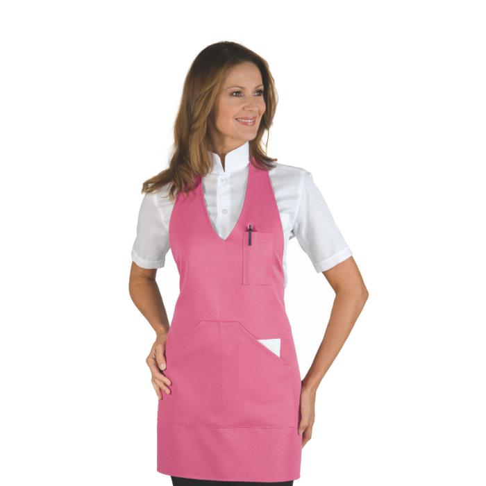 Grembiule unisex Bistro Fuxia | 100% Poliestere